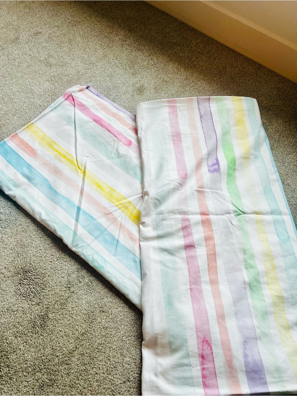 Pottery Barn Kids Kayla Rainbow Blackout Curtain Panels – 44” x 84” – Set of 2 - Picture 2 of 6
